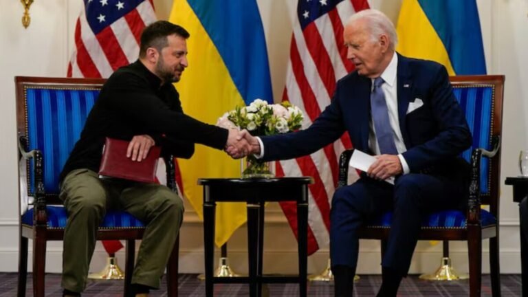 د اوکراین ولسمشر؛نن بایډن او د هغه مرستیالې ته د روسیې پر وړاندې د بریا پلان وړاندې کوي