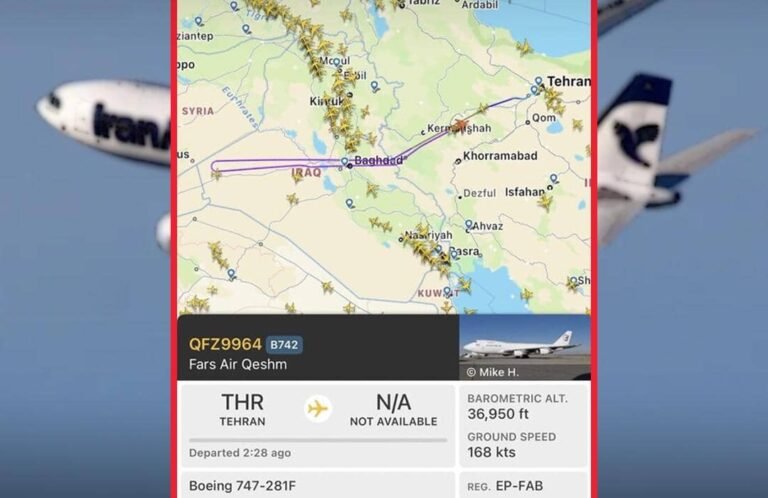 د ایران یوه الوتکه؛د اسرائیلو د ګواښ له کبله له لبنان څخه را ستنه شوې