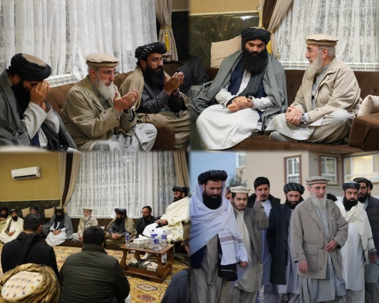 ګردۍ څیړۍ، پکتیا؛ د حزب اسلامي امیر حکمتیار، سراج الدین حقاني ته د هغه د تره فاتحه ورکړه