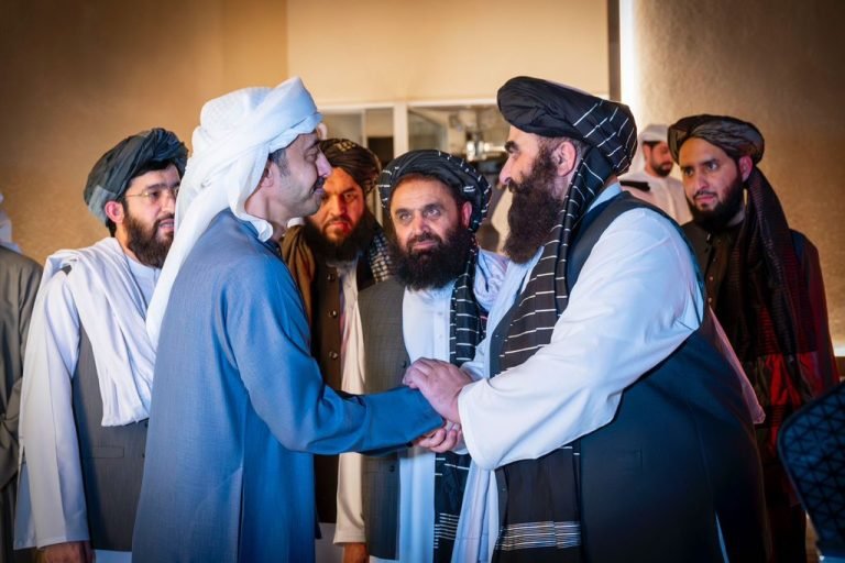 امیرخان متقي؛د متحده عربي اماراتو د بهرنیو چارو وزیر سره کتلي