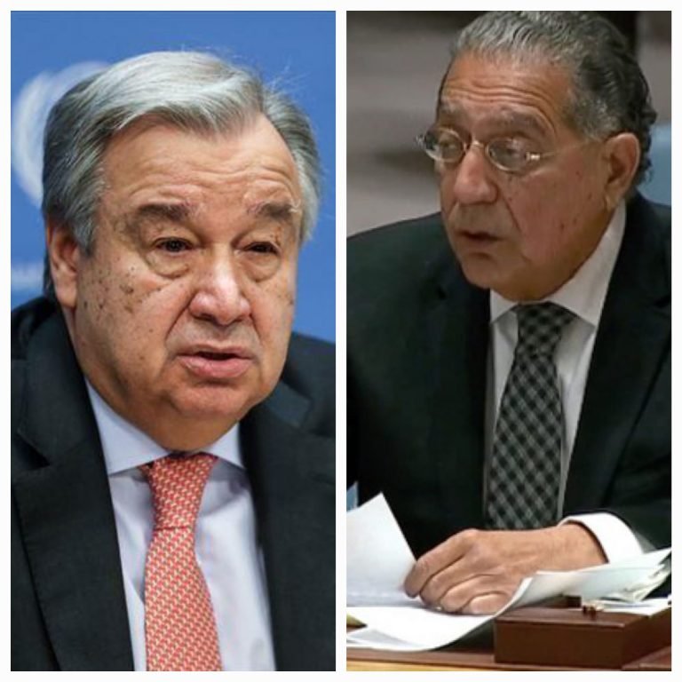 منیر اکرم؛د ملګرو ملتونو له سرمنشي سره د افغان سولې په اړه خبرې کړې