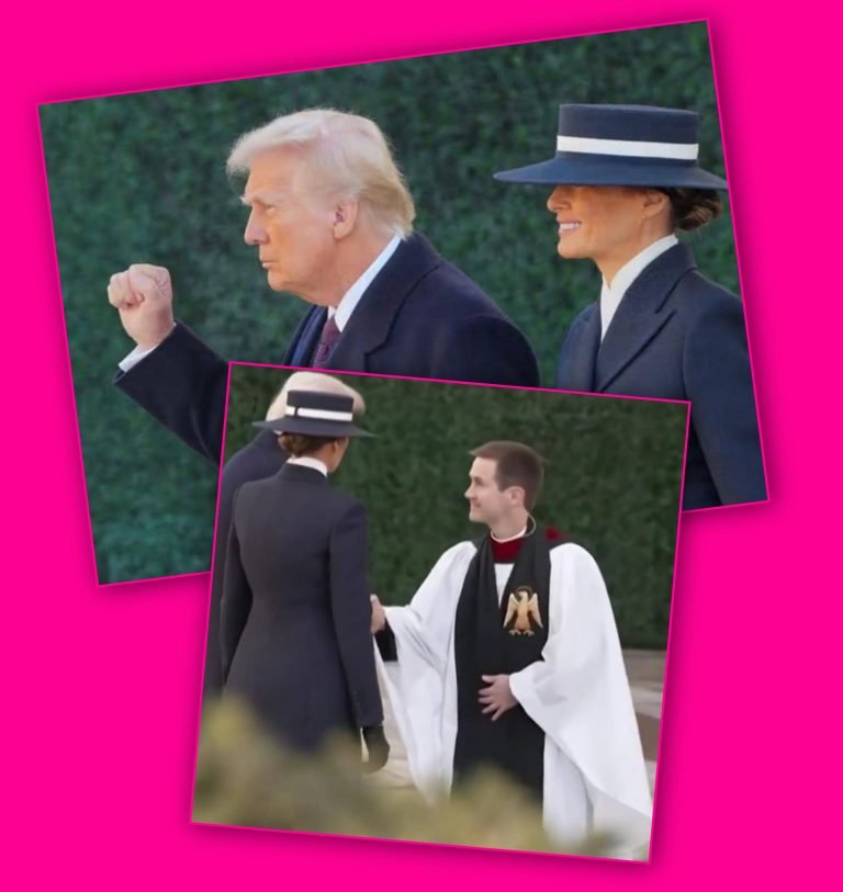 ډونالډ ټرمپ؛له خپلې مېرمن سره یو ځای سنت جان کلیسا ته تللی