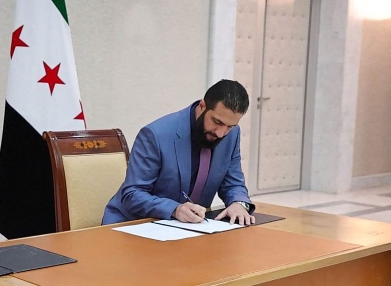 احمد الشرع؛د یاد هېواد دموکراتیک ځواکونو سره تړون لاسلیک کړ