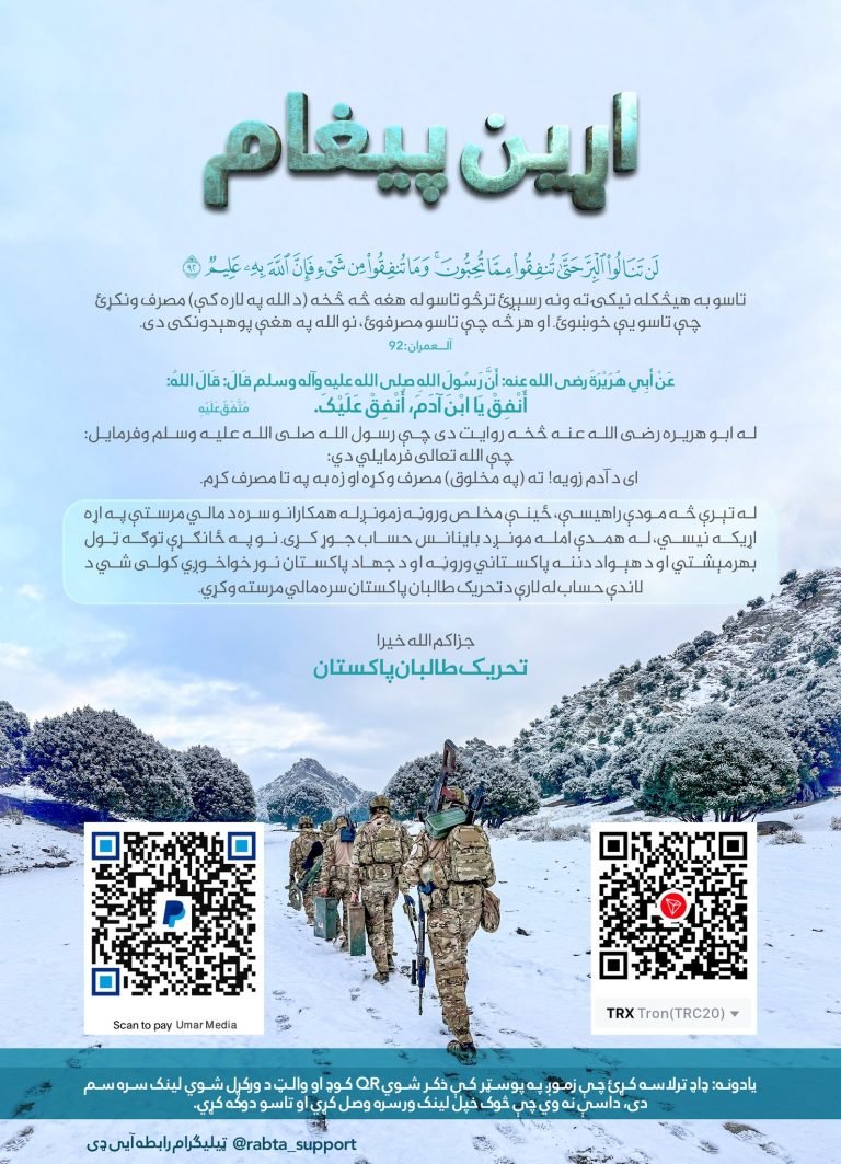 ټي‌ټي‌پي؛له خپلو ملاتړو غوښتي، چې د برېښنایي پیسو له لارې یې ملاتړ وکړي