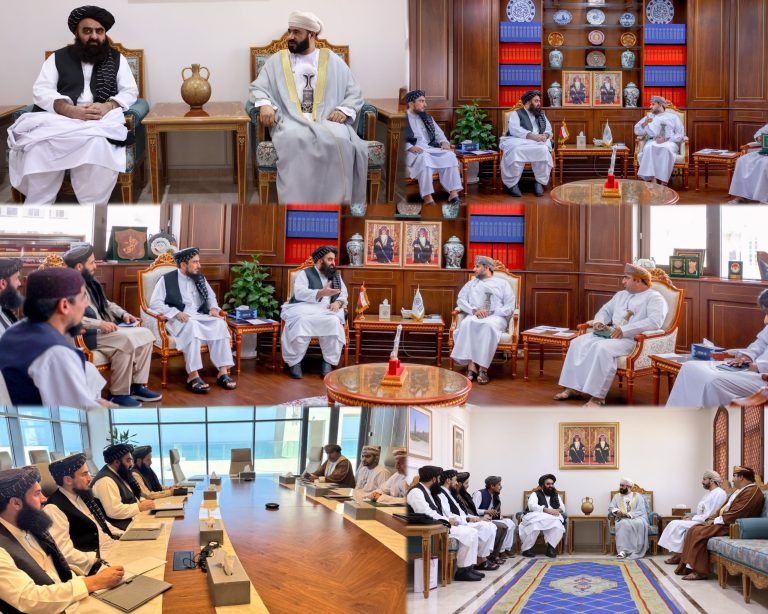 امیرخان متقي؛د عمان د سلطان د دفتر وزیر او د اوقافو وزیر سره لیدنې کړې