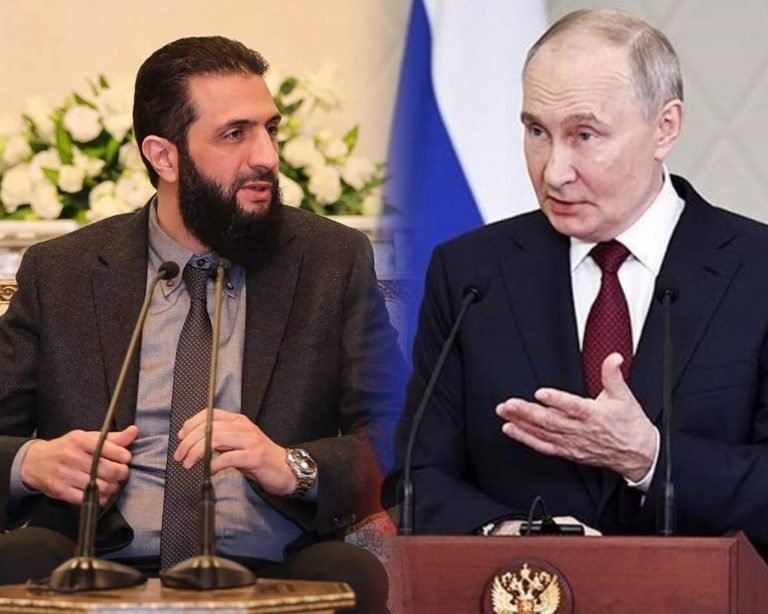 ولادمیر پوتین؛د سوریې له موقت ولسمشر احمد الشرع سره ټیلفوني خبرې کړې