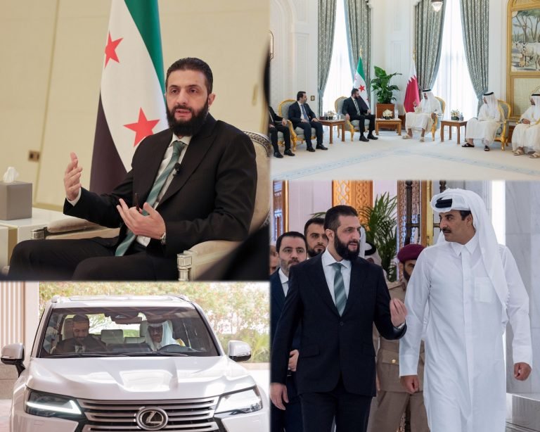 احمد الشرع؛په لومړي ځل قطر ته سفر کړی او د دې هېواد د امیر لخوا یې تود هرکلی شوی