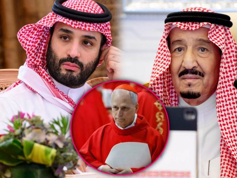 د سعودي پاچا او ولیعهد؛د پاپ لیو څوارلسم ټاکل کېدو له امله هغه ته مبارکي ورکړې