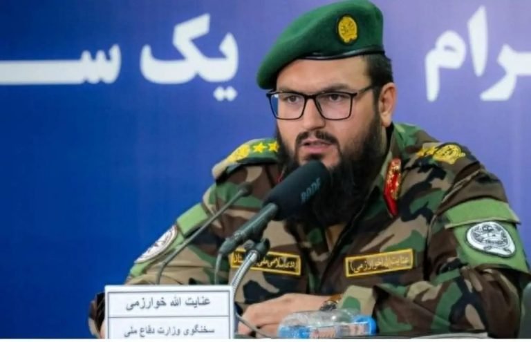 د طالبانو د دفاع وزارت:د پاکستان دا ادعا بې بنسټه ده چې ګواکې هند د افغانستان خاوره په نښه کړې