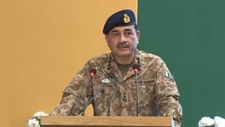 عاصم منیر:د پاکستان او هند جنګي الوتکو د یو بل حریم نه دی نقض کړی