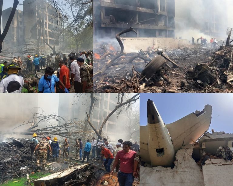 هند؛د ایر انډیا الوتکې د سقوط له امله د قربانیانو شمېر ۲۷۰ تنو ته رسېدلی