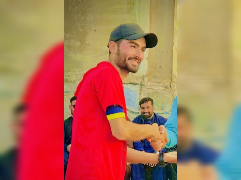 لغمان؛د شاهد افغان په نوم یو ځوان سیند وړی