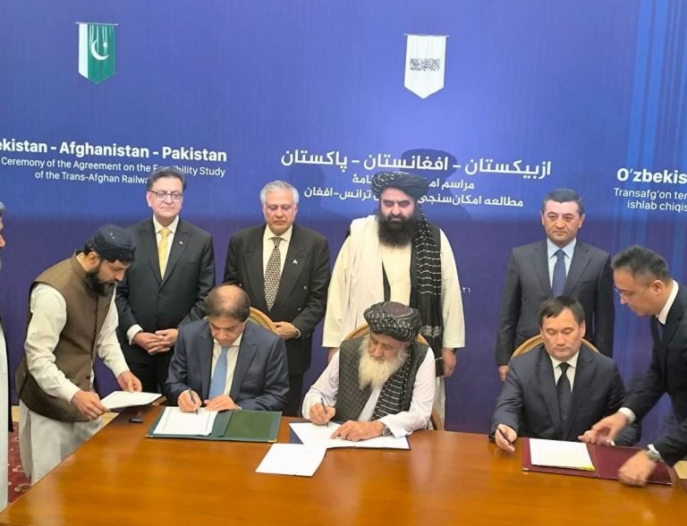د کابل، اسلام اباد او تاشکند ترمنځ؛د افغان ټرانس پروژې د شونتیا څېړنې هوکړه لاسلیک شوه