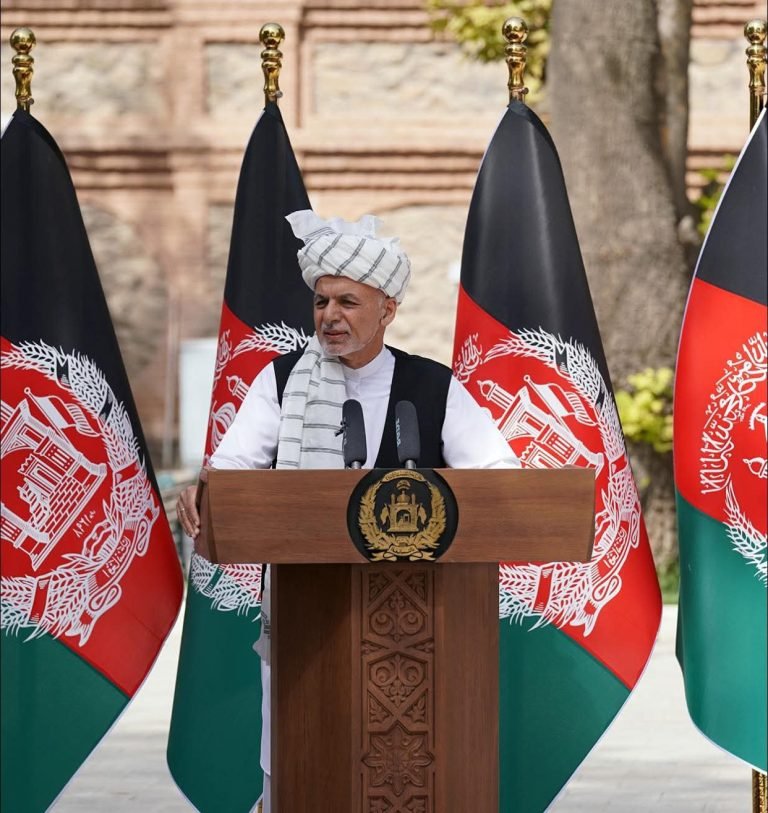 محمد اشرف غني:ملي بیرغ د افغانانو د یوالي او اتحاد په ملي سمبول بدل شوی