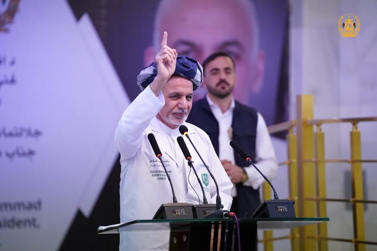 اشرف غني:زمونږ د نیکونو اخیستې ازادي محکومو ولسونو ته بېلګه شوه