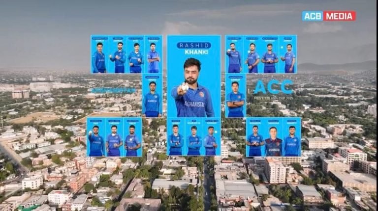 د افغانستان کرکټ بورډ؛د اسیا جام سیالیو لپاره لوبډله اعلان کړه