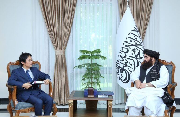 امیرخان متقي؛د جاپان له نوي سفیر سره د سیاسي او اقتصادي همکاریو د پراخولو پر لارو خبرې کړي