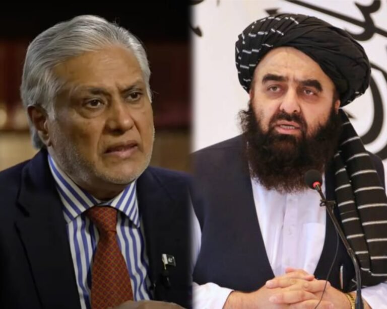 د طالبانو حکومت د بهرنیو چارو وزارت:له امیرخان متقي سره د اسحاق ډار د تلیفوني تماس ادعاوې ناسمې دي او حقیقت نه‌ لري