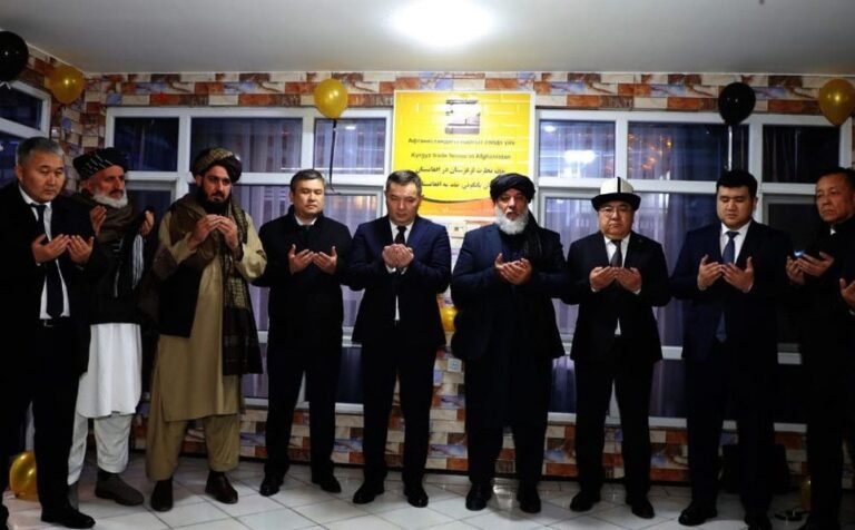 د طالبانو حکومت د صنعت او سوداګرۍ وزارت:کابل کې د قرغزستان د سوداګرۍ خونه پرانیستل شوه