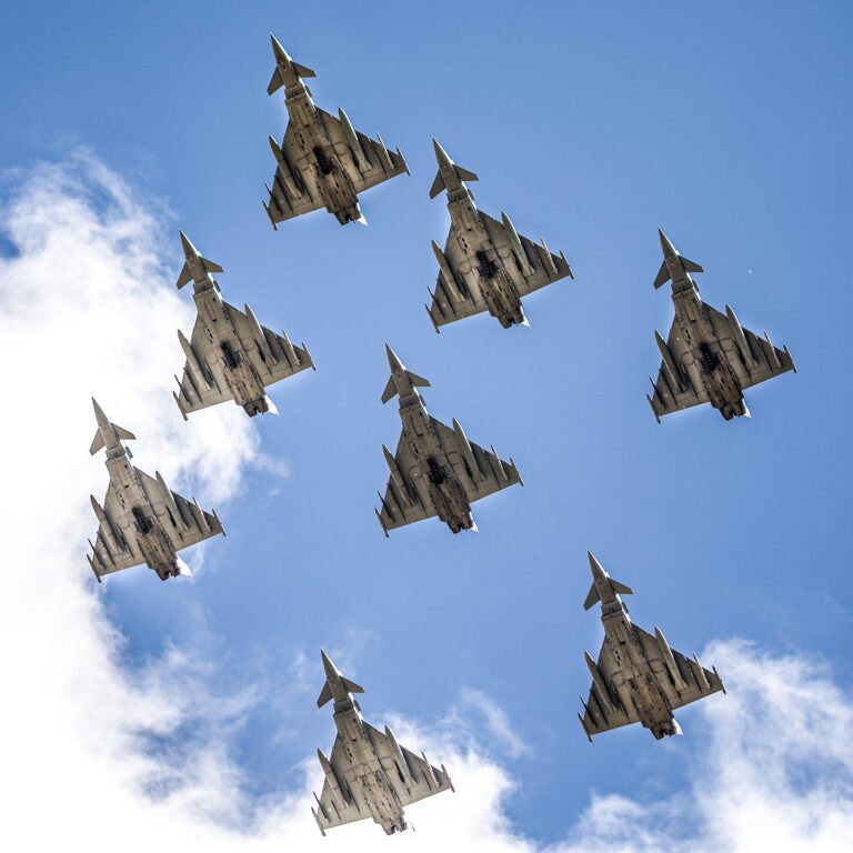 د ناټو هوایي قومندانۍ:یوروفایټر ټایفون جنګي الوتکو یو میلیون د الوتنې ساعتونه پوره کړل