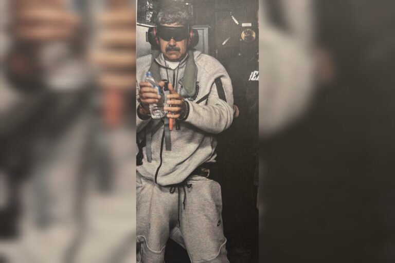 د مادورو نیونه:ډونالډ ټرمپ پر «ایوو جیما» جنګي بېړۍ کې د هغه لومړنی انځور خپور کړ