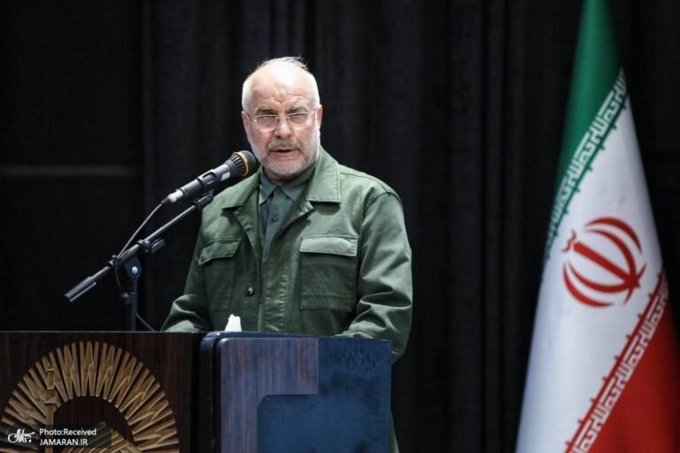 باقر قالیباف، امریکا او اسرائیل ته:د ایران پر سره کرښه مو پښه کېښوده، اوس زموږ ګوزار ته انتظار شئ