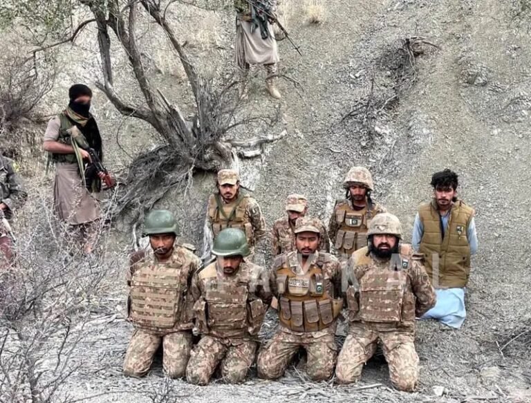 بلوچ ازادي غوښتونکي وسله واله ډله:د پاکستان ۷ امنیتي سرتېري مو اعدام کړل