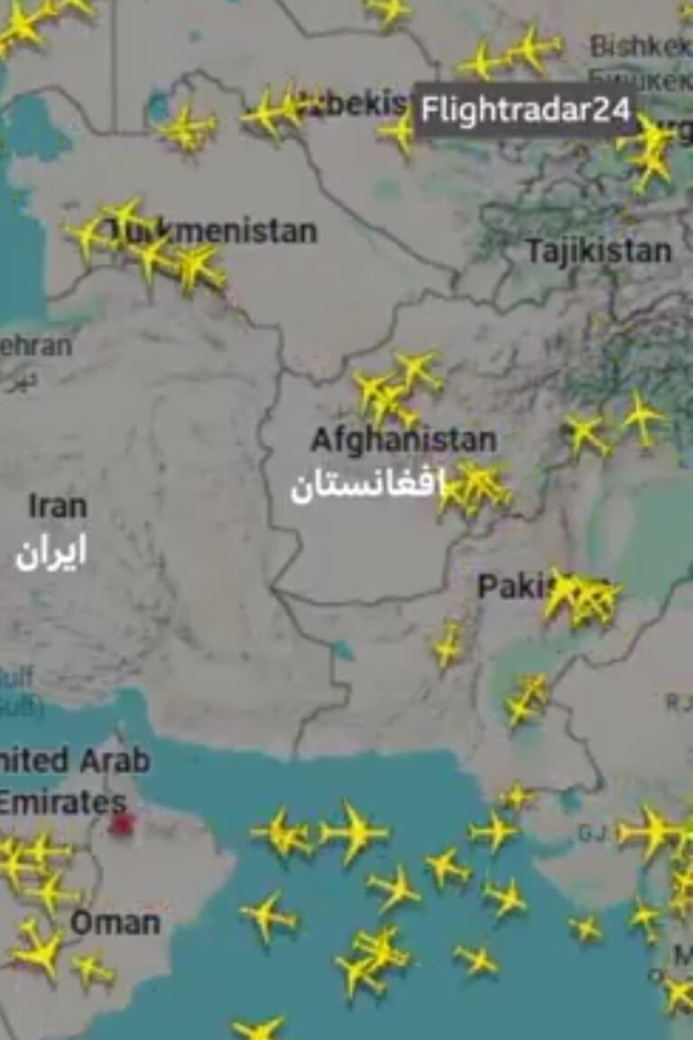 د طالبانو حکومت د ترانسپورت وزارت:د ایران د هوايي حریم له تړل کېدو وروسته د افغانستان پر فضا د الوتنو شمېر زیات شوی