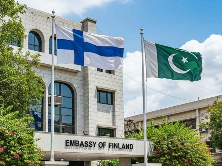 فنلنډ:اسلام‌اباد کې خپل سفارت تر راتلونکي دوبي پورې تړو