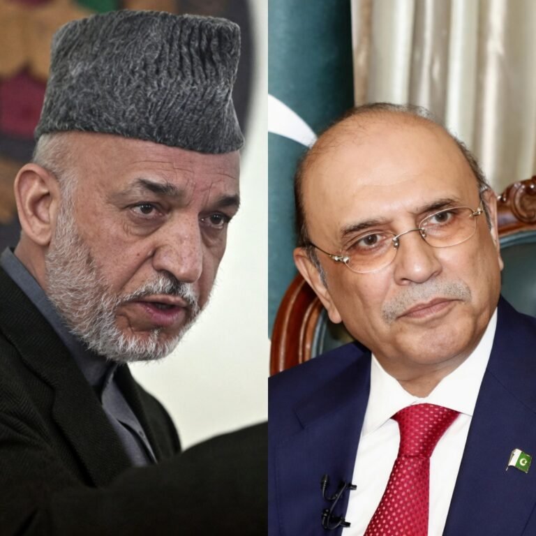حامد کرزی، اصف‌علي زرداري ته:د ګندهارا تمدن او کلتوري میراث د لرغوني اریانا برخه دي، نه د پاکستان انحصار