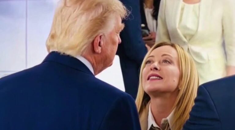 ډونالډ ټرمپ؛د ایټالیا له لومړۍ وزیرې جورجيا مېلوني سره د AI ويډيو له خپرېدو وروسته غبرګون ښودلی